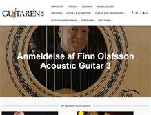 Tablet Screenshot of guitaren.dk